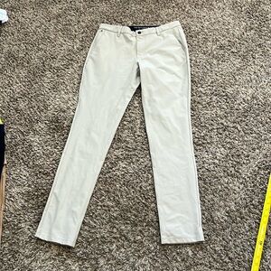 7 Diamonds Infinity Pants mens 32 x 34 Slim tan performance stretch comfy